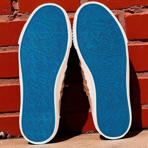 NWT Blowfish Malibu LEXINE 7.5 Dusty Pink Distressed Stitched Platform Sneakers - Picture 14 of 15